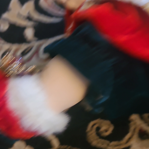 Holiday Cheer Doll with Red and Gold Outfit - Picture 8 of 13